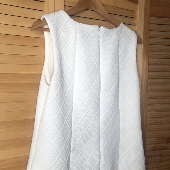 Christopher & Banks White across Cross Sleeveless Dress Size 10 - Picture 4 of 11
